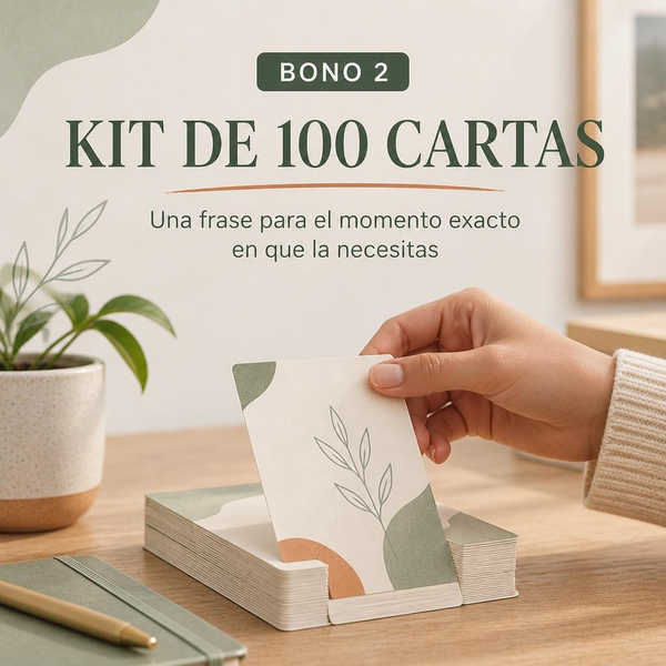 Kit de 100 cartas para hablarle a tu niña interior